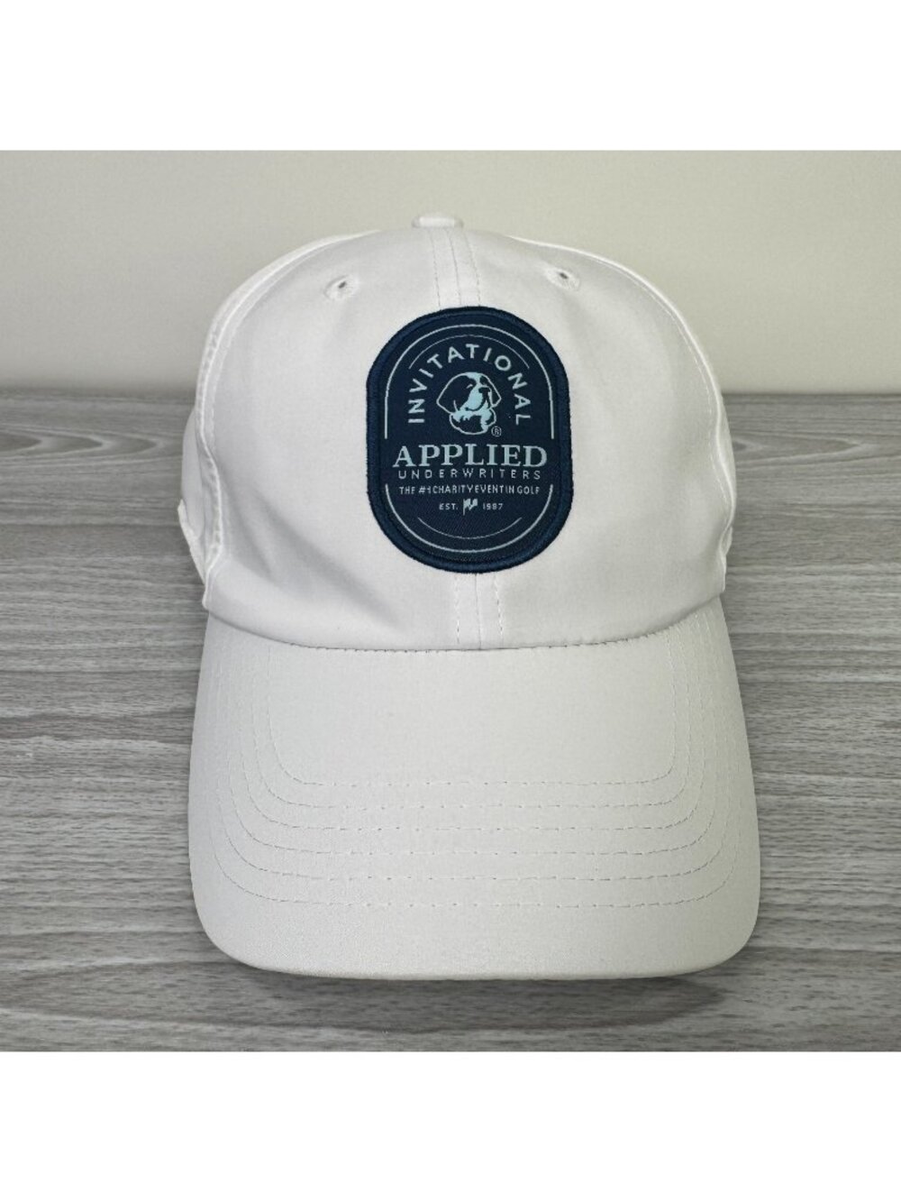 Applied Underwriters Invitational Hat Cap White Golf Charity Event Big Cedar